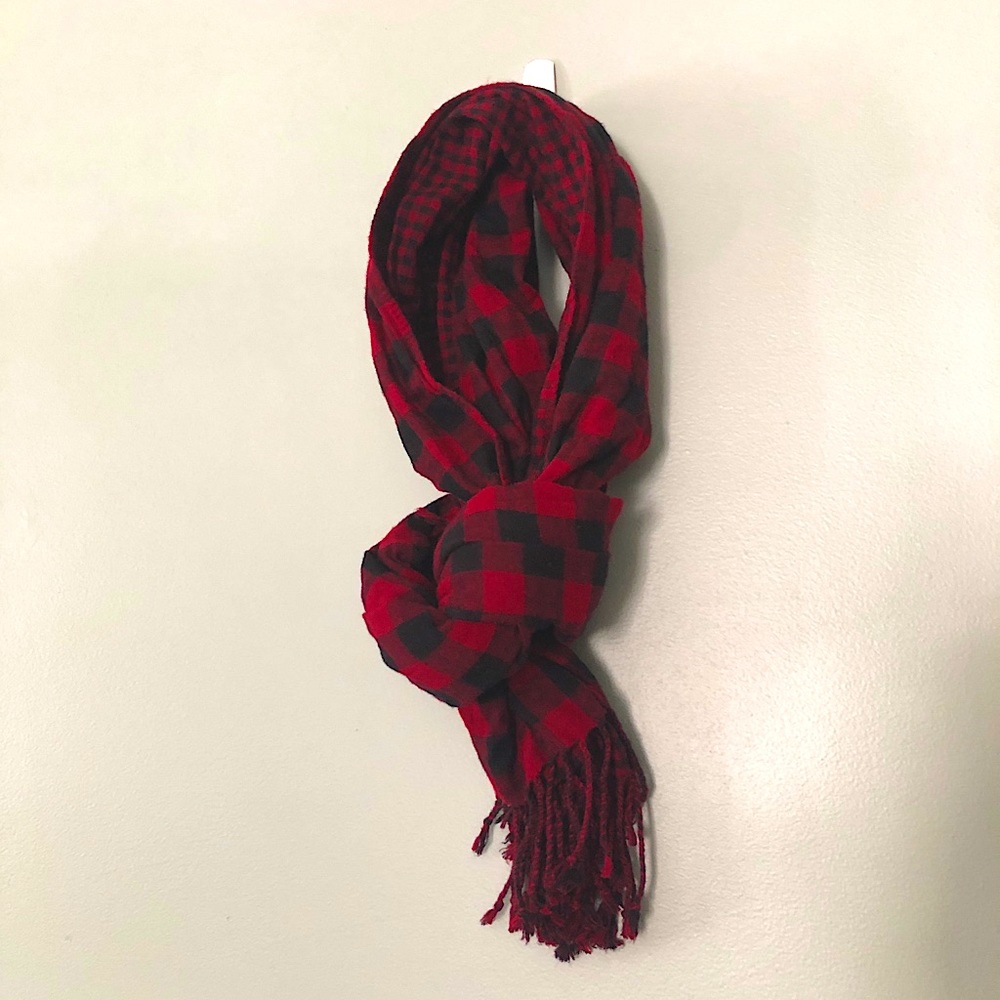 Buffalo Check Plaid Scarf EUC
